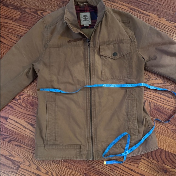 Timberland Mount Davis Timeless Waxed Jacket - Men's-Shiitake-Medium - Picture 12 of 12